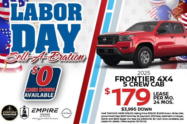 2025 Nissan Frontier 4x4 S Crew Cab