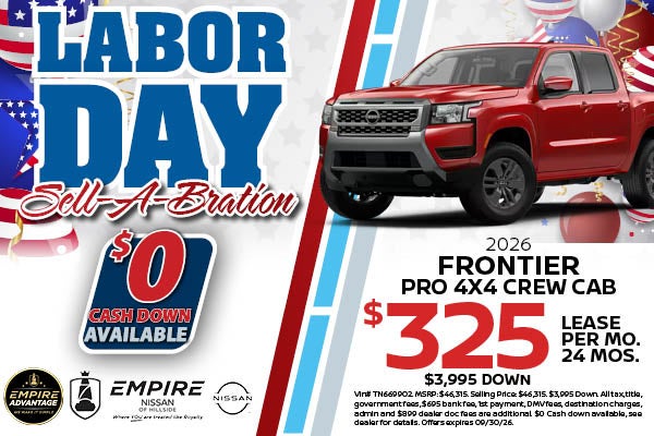 2026 Nissan Frontier Pro 4x4 Crew Cab